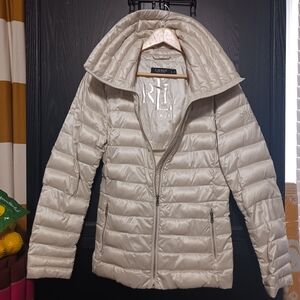 Ralph Lauren Women's Cream Puffer Jacket